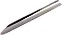 ESPATULA CANALETA EM CHAPA DE ACO INOX COMP. 220MM - Imagem 1