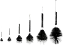 ESCOVA DE CRINA PARA BALAO VOLUMETRICO 20ML - Imagem 1