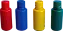 FRASCO DE PLASTICO COLORIDO VERMELHO 500ML - Imagem 1