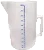 JARRA DE PLASTICO (PE) REFORCADA GRADUADA 1L - Imagem 1