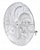 Ventilador De Parede Branco Ventisilva Com 6 pás VPL 65 cm Grade Branca - Imagem 1