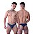 Calcinha Masculina Fio Dental em Cotton e Renda - Imagem 1