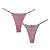 Calcinha String Fio Dental de Algodão e Renda - Imagem 1