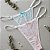 Calcinha String Fio Dental de Algodão e Renda - Imagem 13