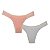 Kit 2 Calcinhas Tanga em Microfibra com Laterais em Renda - Imagem 8
