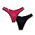 Cueca Fio Dental em Algodão Kit com 2 - Imagem 12