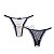 Calcinha Tanga String de Microfibra e Renda Nina - Imagem 3