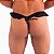 Calcinha Masculina Micro Fio Dental em Tule Transparente com Babadinho - Imagem 5