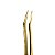Pinça Ella Beauty para Alongamento Cílios Elegance Gold - Imagem 4