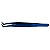 Pinça Ella Beauty Ponta Curvada Mega Volume Xadrez Blue - Imagem 2