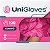 Luva Unigloves Látex Com Pó Clássico Premium Quality Pink - Imagem 4