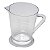 Caneca Graduada Santa Clara Transparente 150ml - Imagem 1