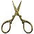 Tesoura Sobrancelhas Profissional Elegance Ponta Reta 9cm - Imagem 5