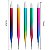 Pincel Nail Ponta Dupla Modelador Silicone com Boleador Kit 5un - Imagem 6