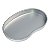 Bandeja Cuba-Rim Oval Aço Inox Multiuso 12x19cm Cores - Imagem 4
