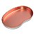 Bandeja Cuba-Rim Oval Aço Inox Multiuso 12x19cm Cores - Imagem 3