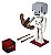 Lego Minecraft - Minecraft BigFig Esqueleto com Cubo de Magma 21150 - Imagem 2