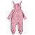 Macacão Infantil Pelúcia Plush Coelhinha Rosa Bebê Tip Top - Imagem 2