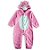 Macacão Infantil Pelúcia Plush Unicornio Toddler Tip Top - Imagem 1