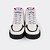 Tênis Cano Médio Feminino Tweenie Liriah Branco Preto E Pink - Imagem 3