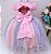 Vestido Circo Rosa Festa Infantil Candy Colors Luxo - Imagem 2