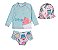 Conjunto De Praia Infantil Com Chapeu Proteção Solar Cupcakes Tip Top - Imagem 1