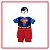 Fantasia Infantil Super Homem - Imagem 1