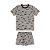 Pijama Infantil Masculino Dinossauro Cinza Alakazoo - Imagem 1