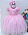 Vestido Infantil Borboletas Soltas Rosa Luxo Menina Bonita - Imagem 1