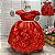 Vestido Infantil Renda Realeza Vermelho - Imagem 1