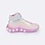 Tênis de Led Infantil Cano Médio Holográfico Pampilli - Imagem 2