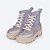 Bota Infantil Feminina Isa Glee Transparente e Nude Pampili - Imagem 1