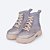 Bota Coturno Tweenie Ibiza Glee Transparente e Nude Pampili - Imagem 1