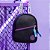 Bolsa Mochila Tweenie Zíper Colorido Preta Pampili - Imagem 2