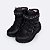Bota Coturno Infantil Feminina Pampili Rubi Matelassê Comfy Preto - Imagem 2