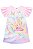 Vestido Infantil em Fly Tech e Tule sereia Kukiê rosa - Imagem 1