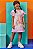Vestido Infantil em Fly Tech e Tule sereia Kukiê rosa - Imagem 3