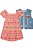 Vestido em Malha Fresh e Colete em Jeans Arkansas Kukiê - Imagem 2