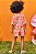Conjunto de Blusa Boxy Over e Shorts em Malha Fresh Kukiê Coral - Imagem 4