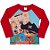 Camiseta Infantil Com Proteção Solar Surfista Urso PIrata Toddler - Imagem 1