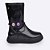 Bota Infantil Menina Pampili Candy Miçangas Preta - Imagem 3