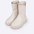 Bota Feminina Cano Alto Pampili Candy Nude - Imagem 1