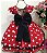 Vestido Minnie Vermelha Festa Infantil Luxo - Imagem 2