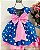 Vestido Galinha Pintadinha Rosa Festa Infantil Luxo - Imagem 2