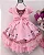 Vestido Infantil Menina Bonita Bosque Encantado Rosa - Imagem 3