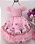 Vestido Infantil Menina Bonita Bosque Encantado Rosa - Imagem 1