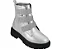 Bota Coturno Infantil Menina Pampili Velcro Triplo Glitter Prata - Imagem 1
