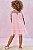 Vestido Rosa Infantil Festa Em Tule Poá Kukie - Imagem 2