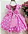 Vestido Minnie Rosa Festa Infantil Luxo - Menina bonita 1/2/3 Anos - Imagem 2