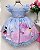 Vestido Alice No País Das Maravilhas Festa Infantil Luxo - Imagem 1